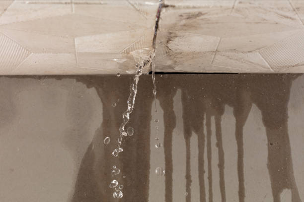 Professional Flood Damage Cleanup technician working in Sullivan, ME